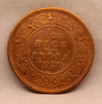 Half Pice 1929 George V Bronze coins