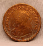 Half Pice 1929 George V Bronze coins