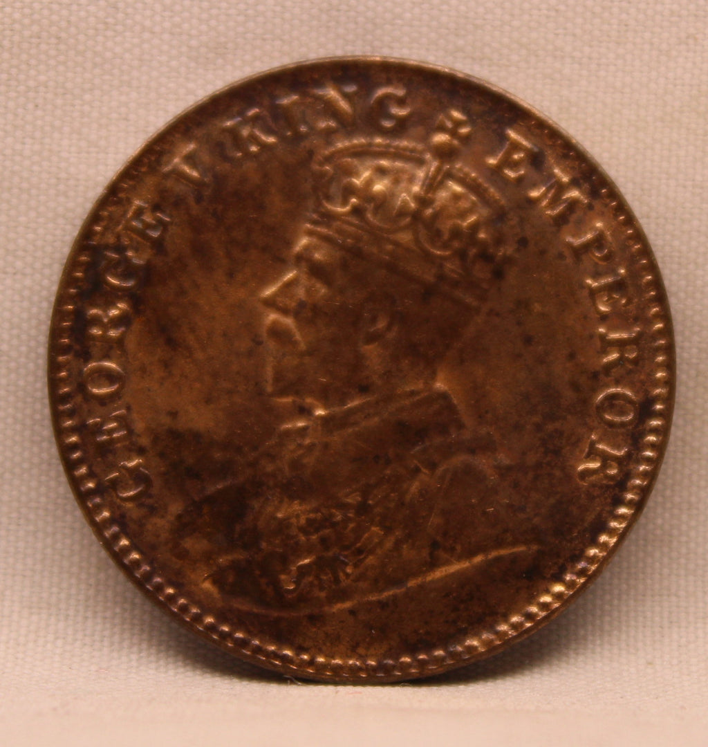 Quarter Anna 1926 George V Copper coins