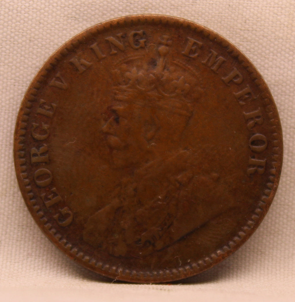 Quarter Anna 1930 George V Copper coins