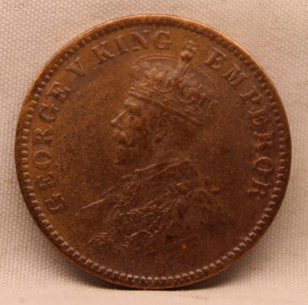 Quarter Anna 1934 George V Copper coins