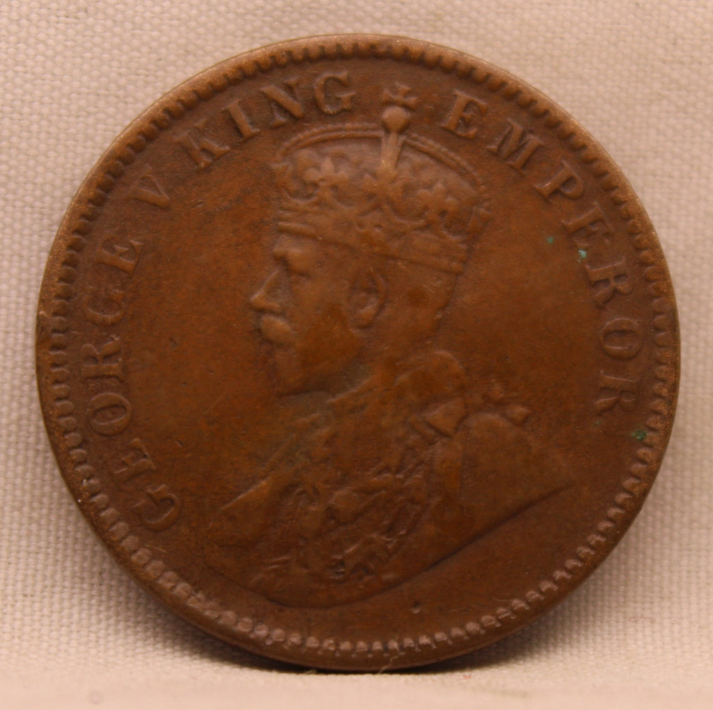 Quarter Anna 1935 George V Copper coins
