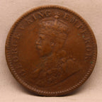 Quarter Anna 1935 George V Copper coins