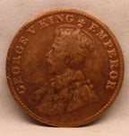Quarter Anna 1926 George V Copper coins