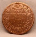 Quarter Anna 1930 George V Copper coins