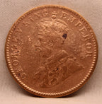 Quarter Anna 1931 George V Copper coins