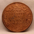 Quarter Anna 1933 George V Copper coins