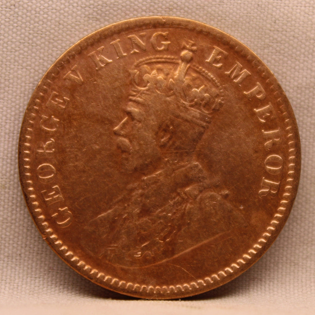 Quarter Anna 1934 George V Copper coins