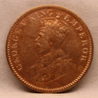 Quarter Anna 1934 George V Copper coins