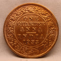 Quarter Anna 1935 George V Copper coins