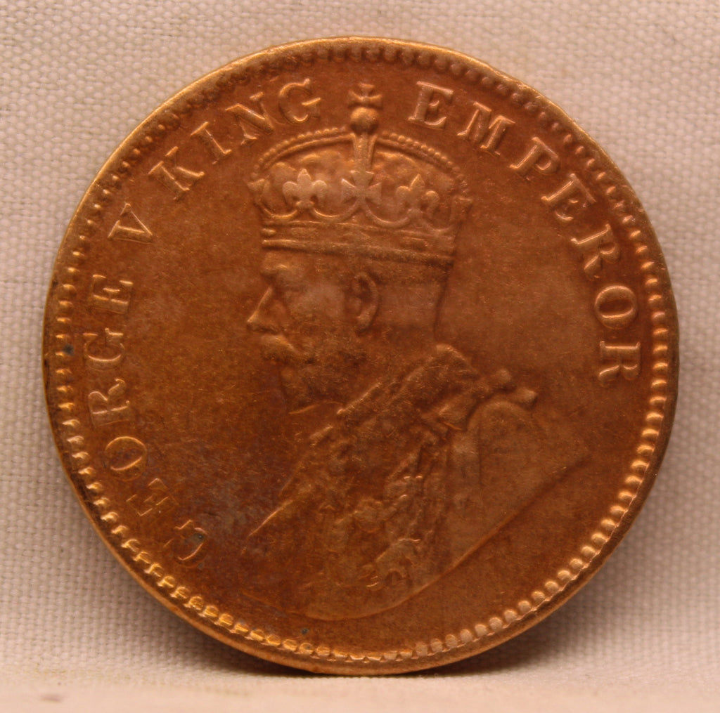 Quarter Anna 1935 George V Copper coins