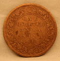 Quarter Anna 1911 George V Copper coins