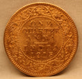 Quarter Anna 1913 George V Copper coins
