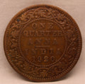 Quarter Anna 1920 George V Copper coins
