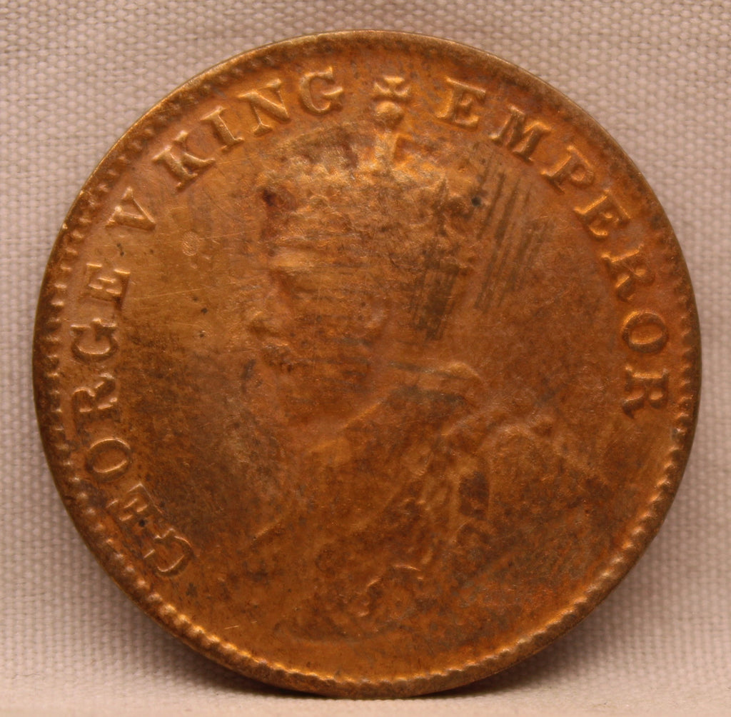 Quarter Anna 1925 George V Copper coins