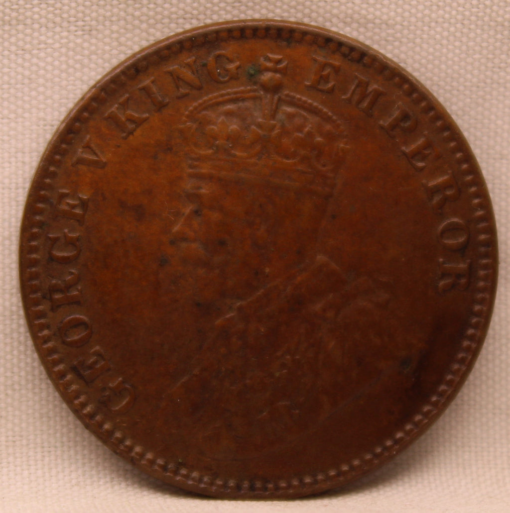 Quarter Anna 1926 George V Copper coins
