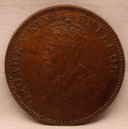 Quarter Anna 1926 George V Copper coins