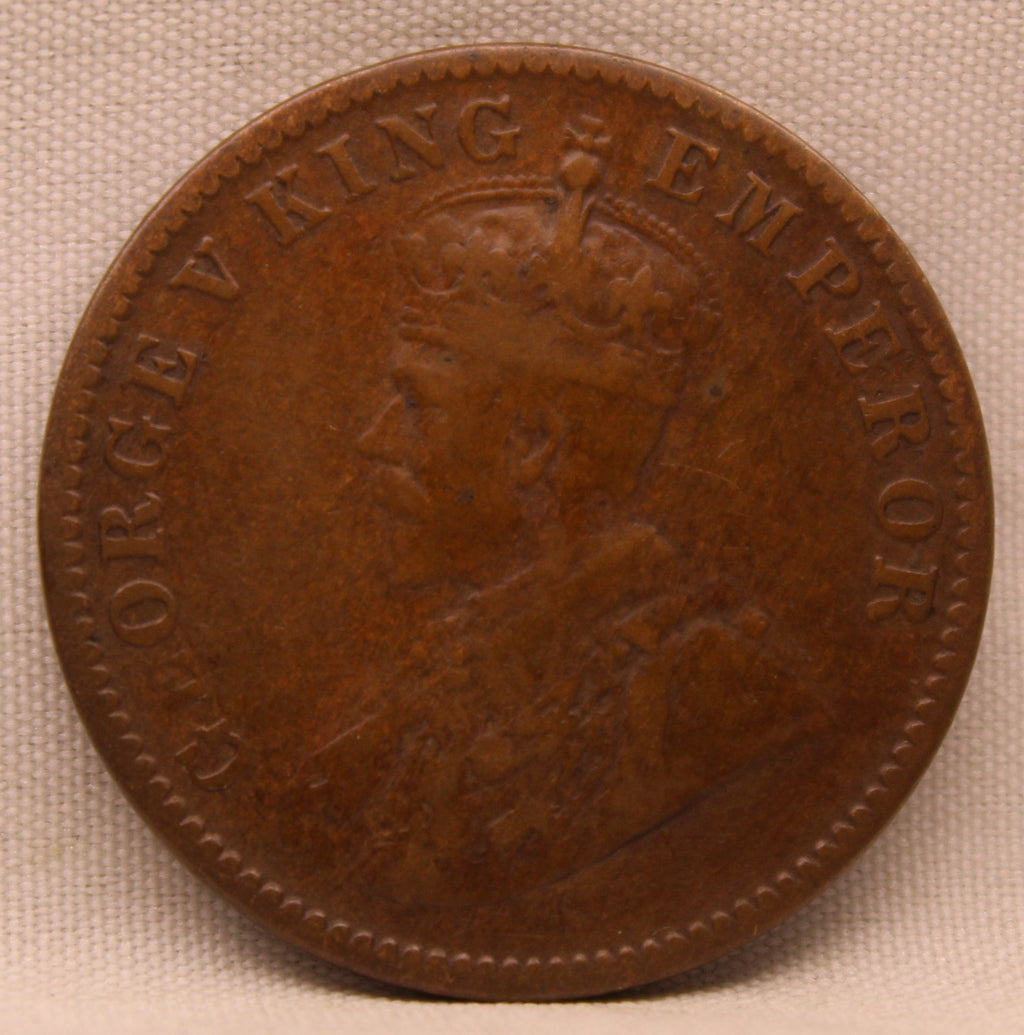 Quarter  Anna 1929 George V Copper coins