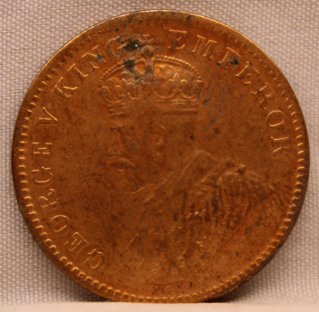 Quarter  Anna 1933 George V Copper coins