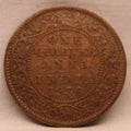 Quarter Anna 1936 George V Copper coins