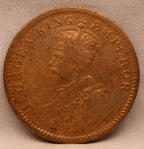 Quarter  Anna 1911 George V Copper coins