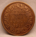 Quarter  Anna 1911 George V Copper coins