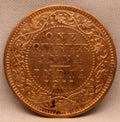 Quarter  Anna 1911 George V Copper coins