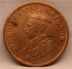 Quarter  Anna 1911 George V Copper coins