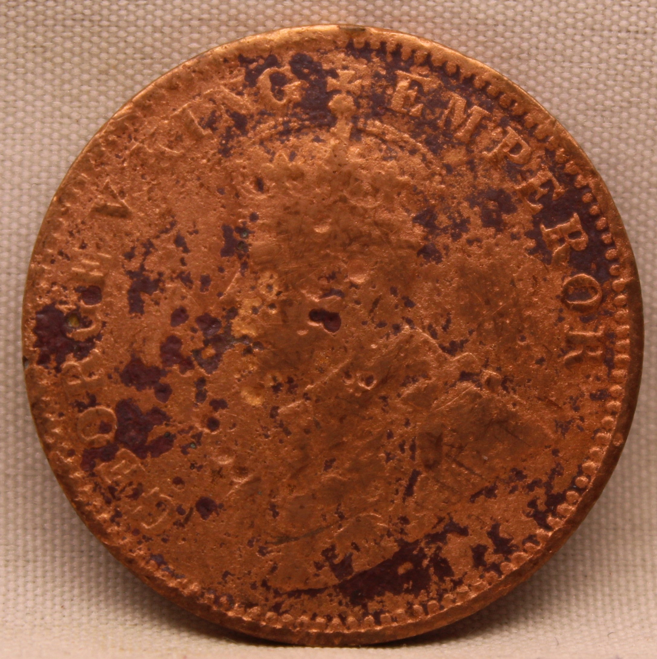 Quarter  Anna 1916 George V Copper coins