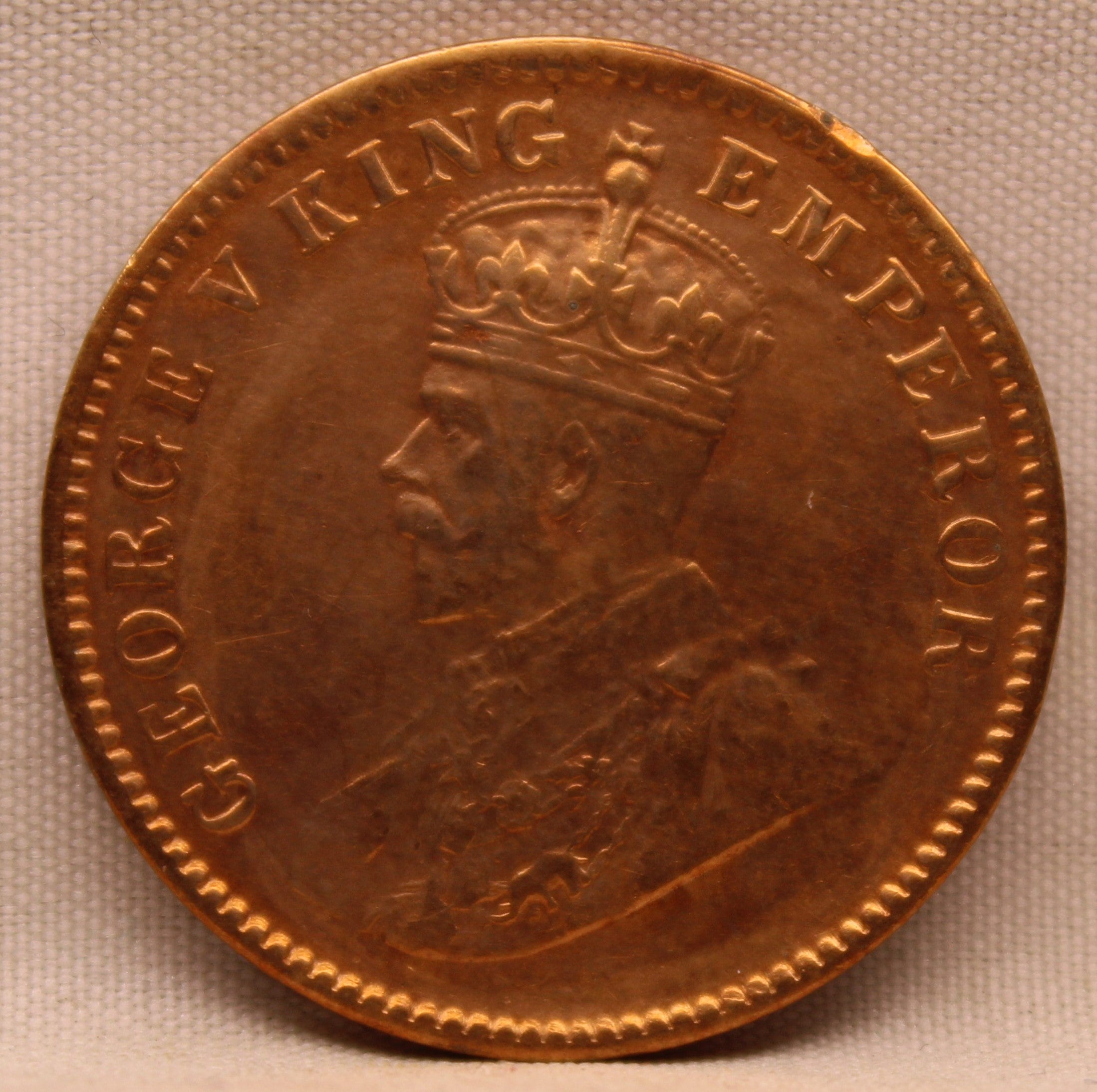 Quarter  Anna 1931 George V Copper coins