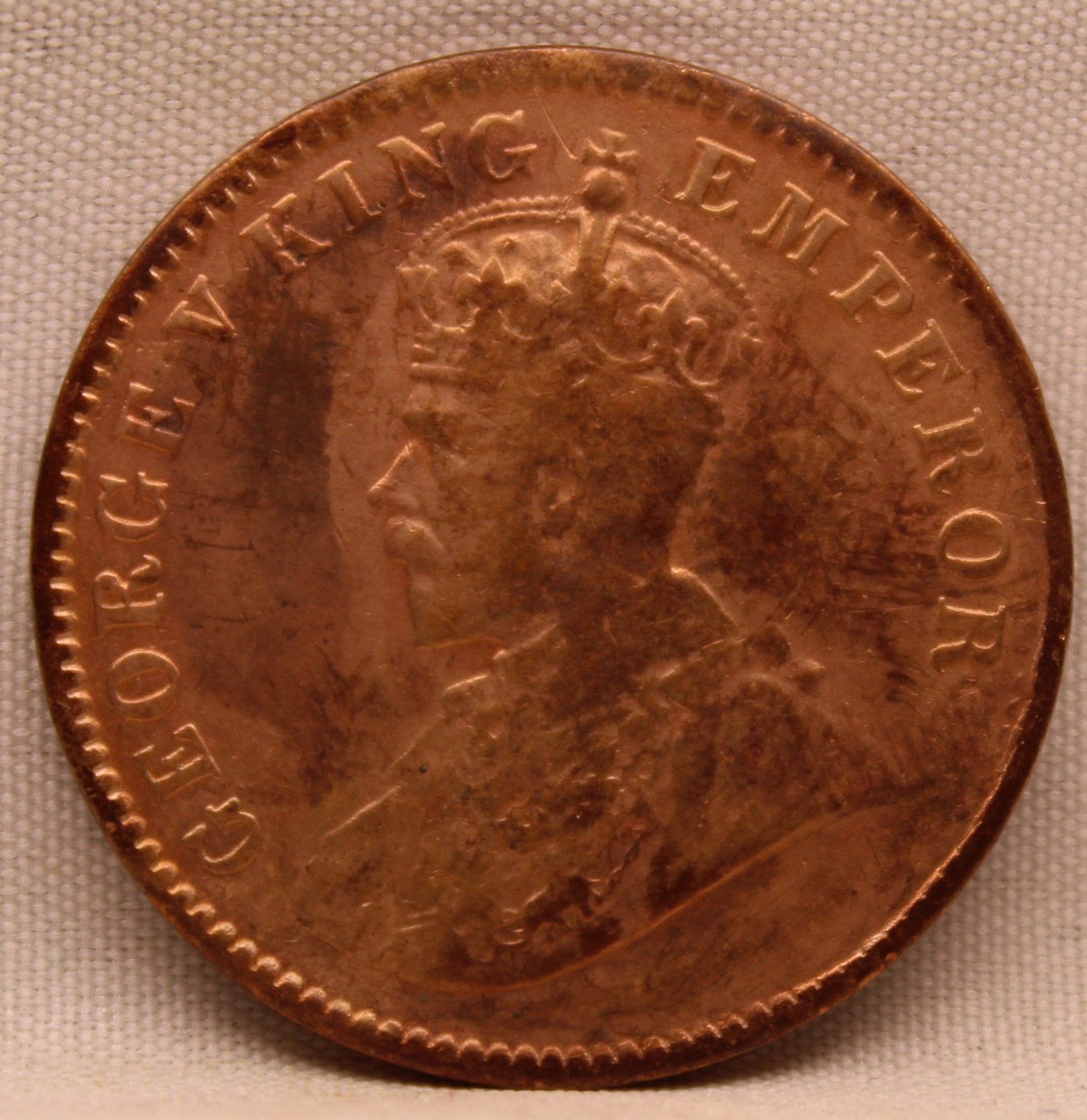 Quarter  Anna 1931 George V Copper coins