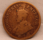 Half Pice 1912 George V Bronze coins