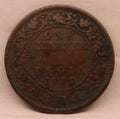 Quarter Anna 1912 George V Copper coins