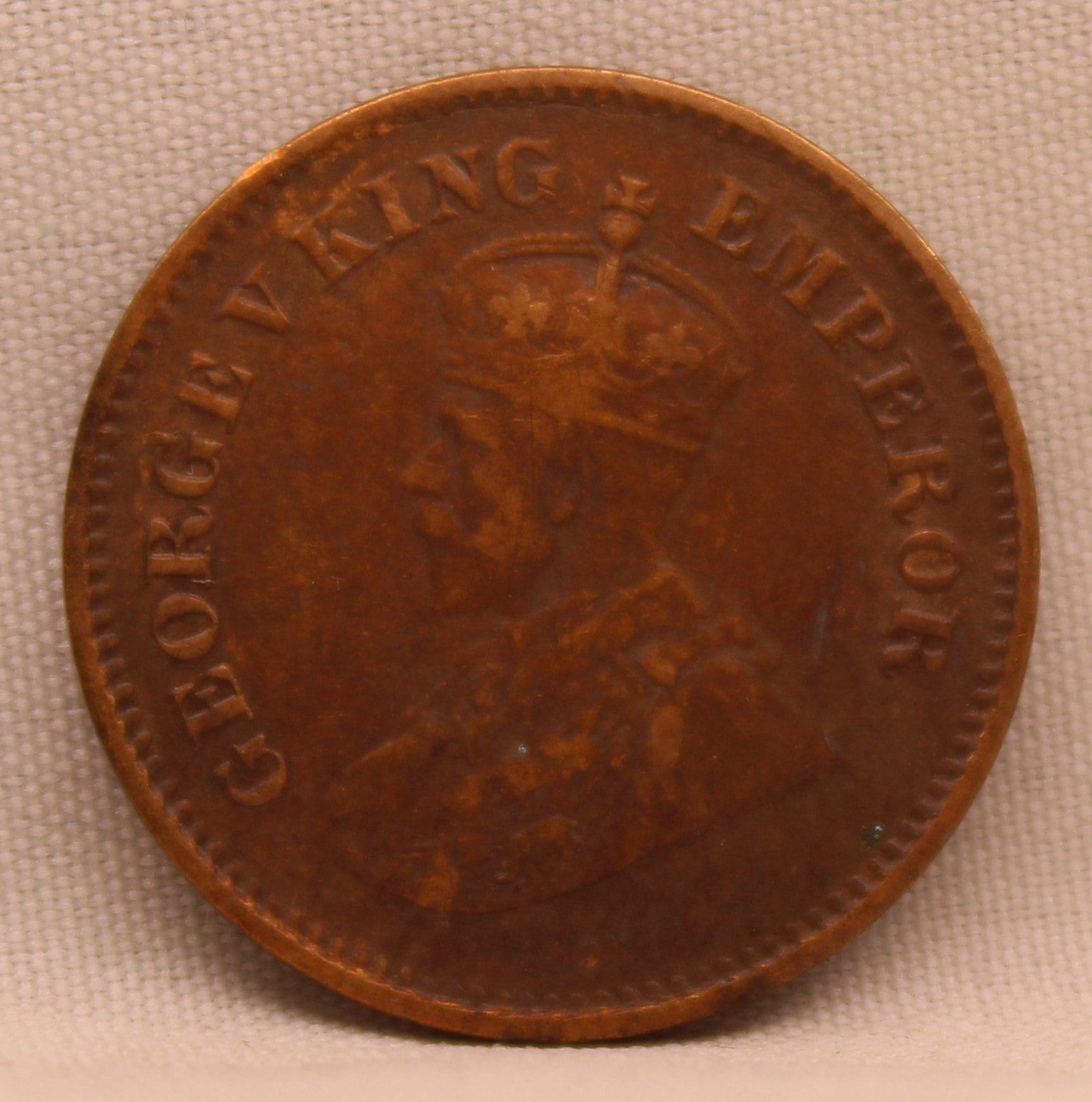 Half Pice 1912 George V Bronze coins