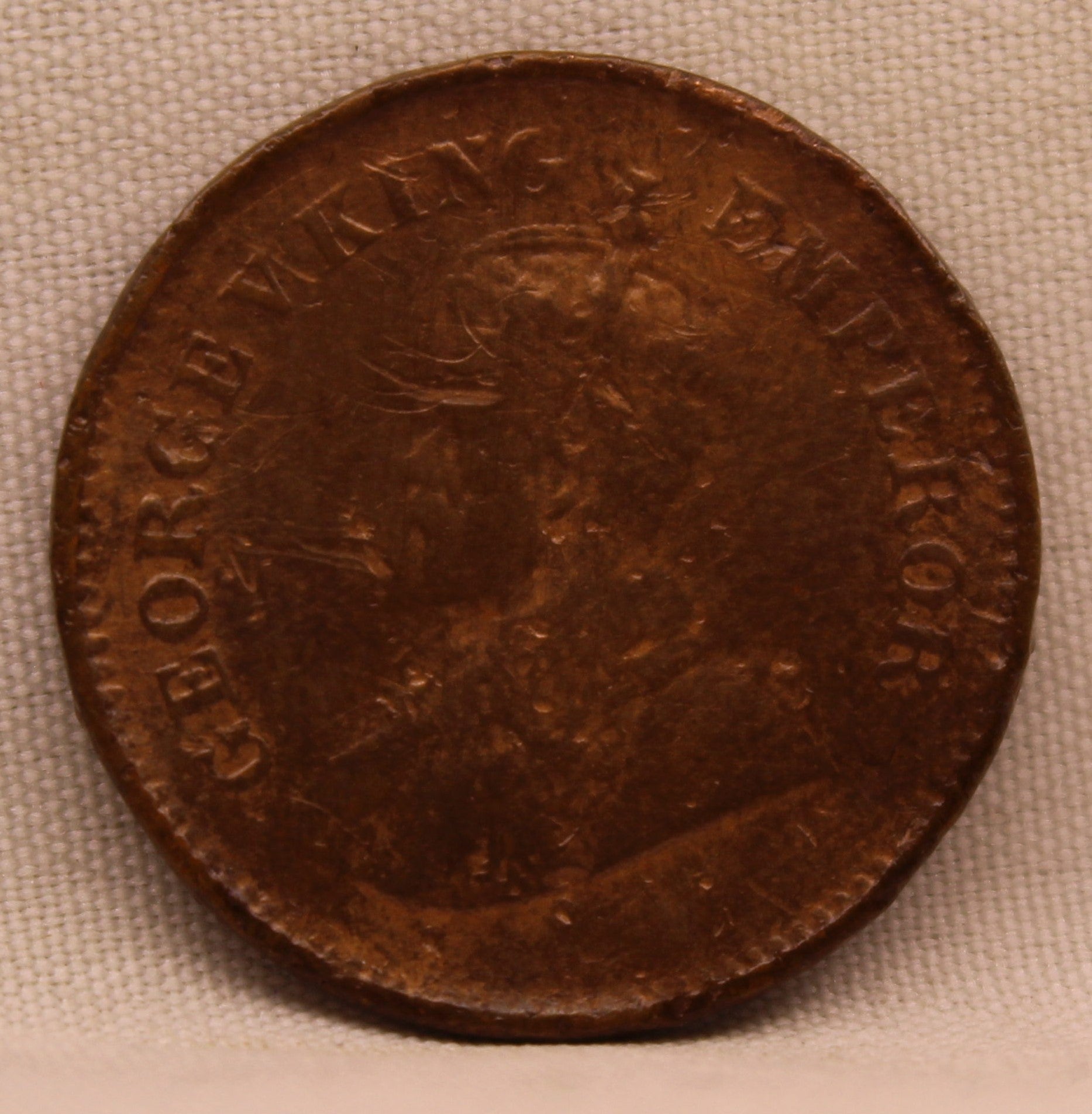 Half Pice 1912 George V Bronze coins