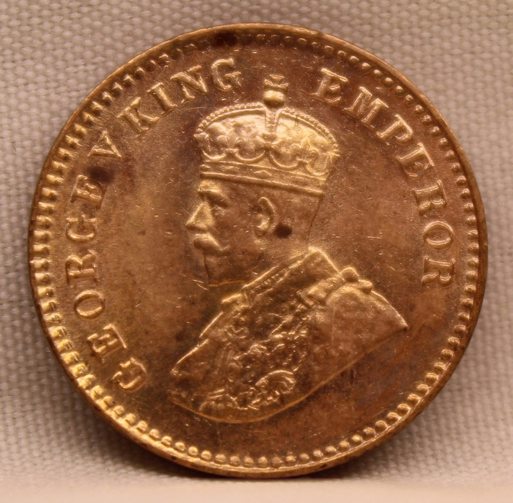 1\12 Anna 1913 George V coins