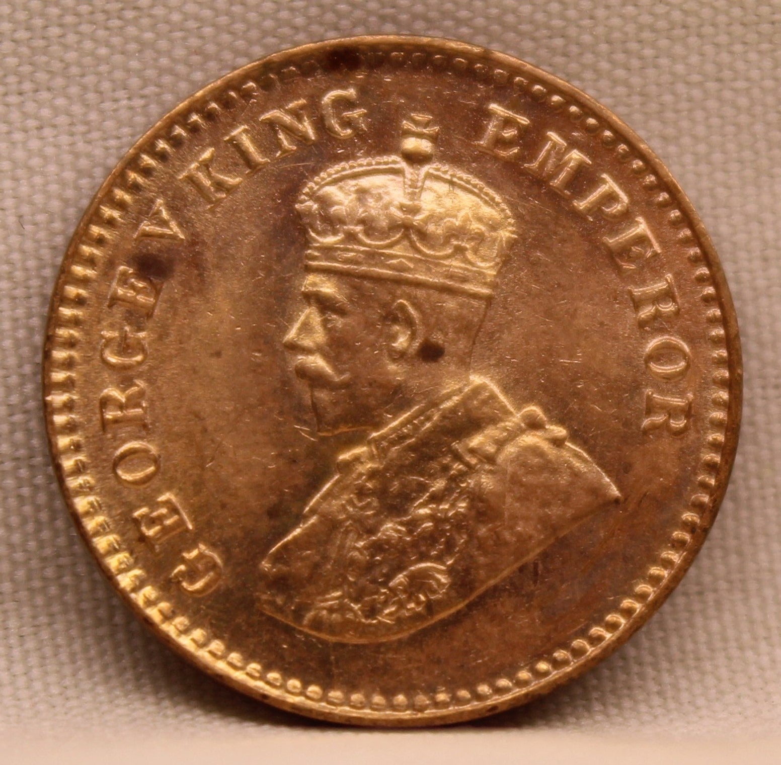 1\12 Anna 1913 George V coins