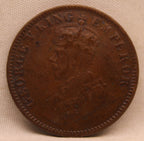 Quarter  Anna 1913 George V coins