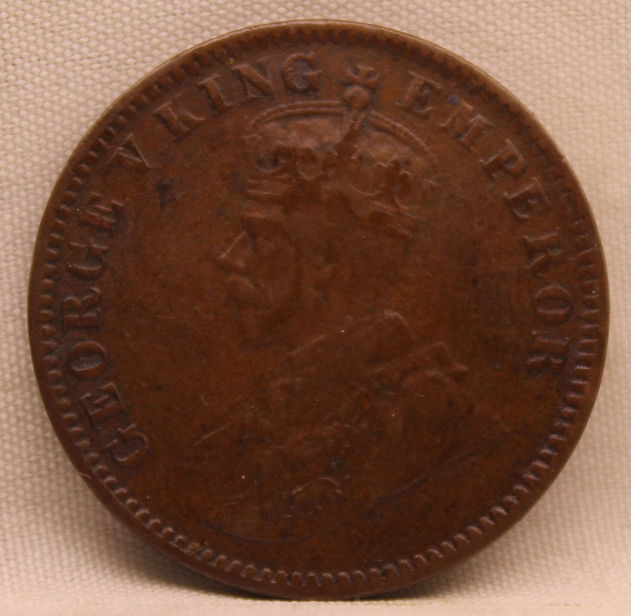 Quarter  Anna 1913 George V coins