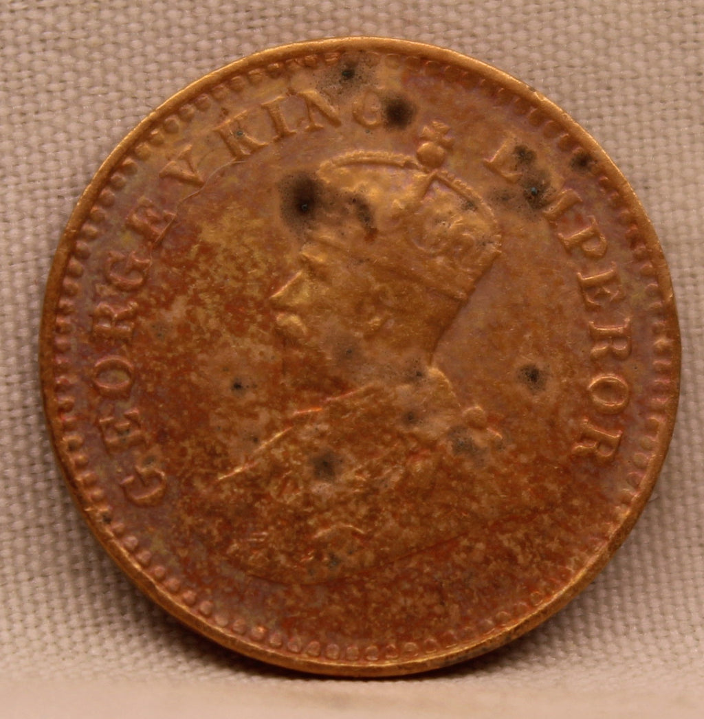1\12 Anna 1913 George V coins