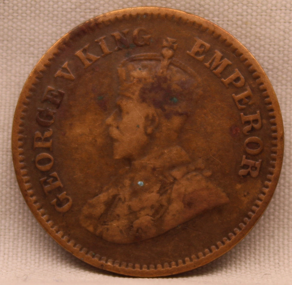 Half Pice 1913 George V coins