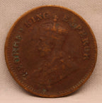 Half Pice 1913 George V coins