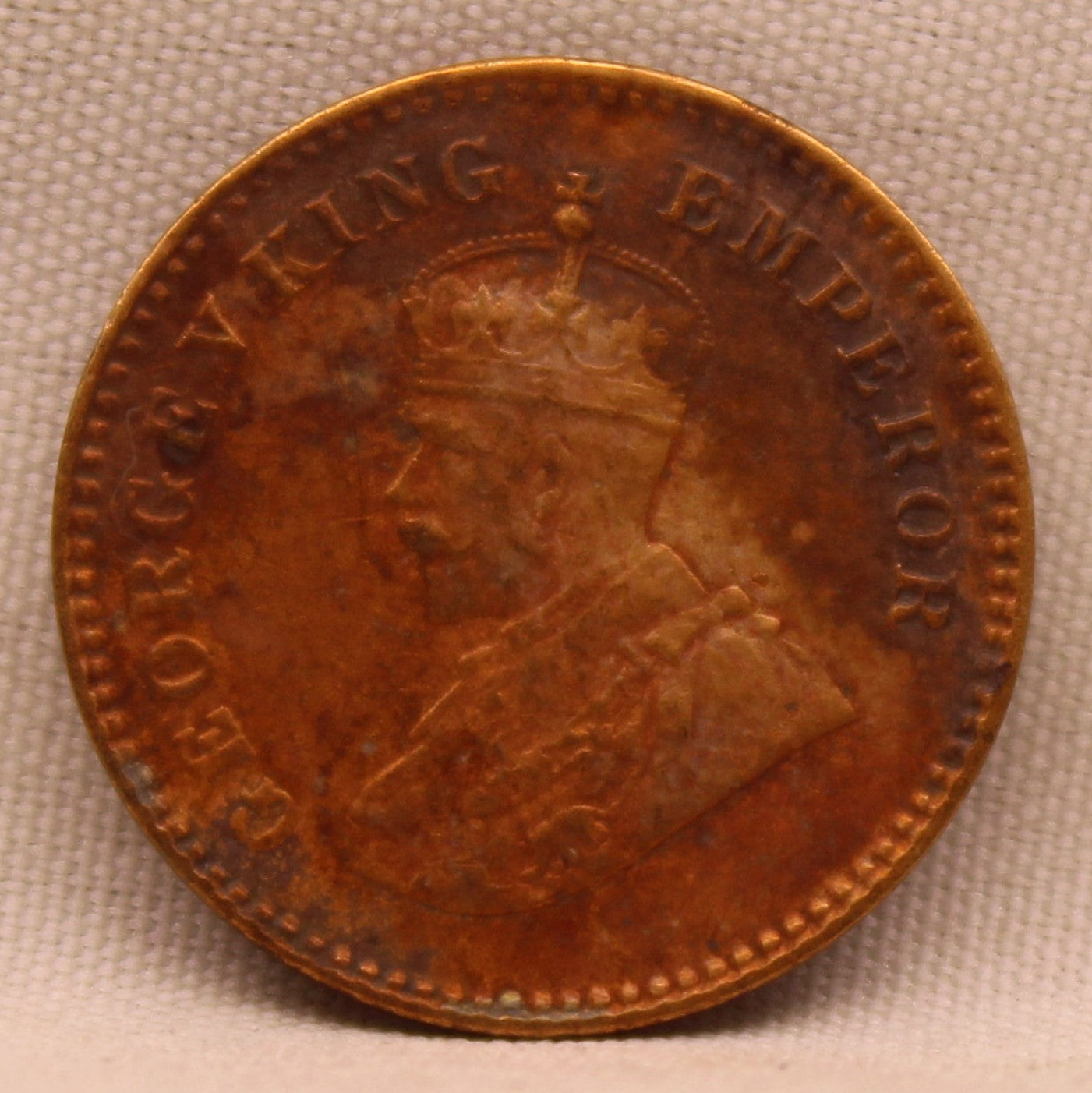 1\12 Anna 1914 George V coins