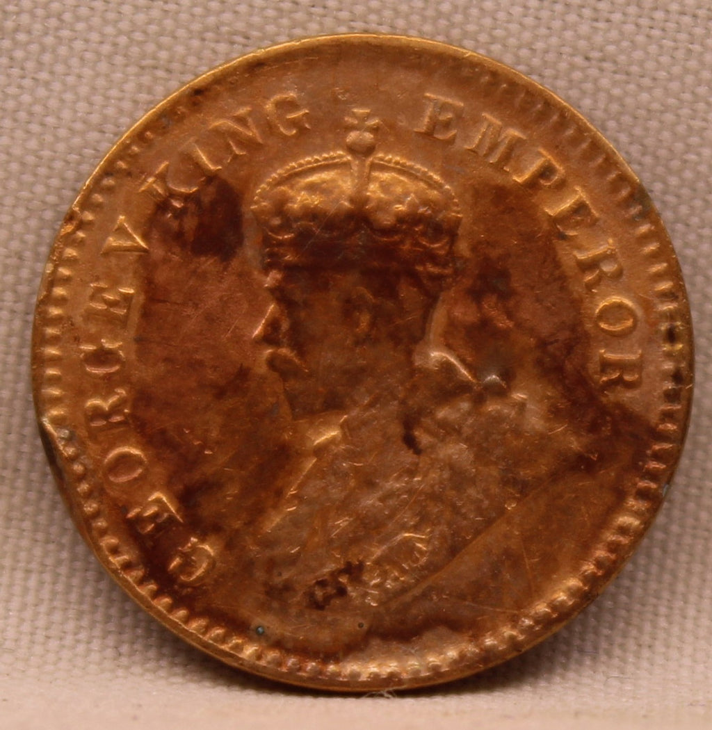 1\12 Anna 1914 George V coins