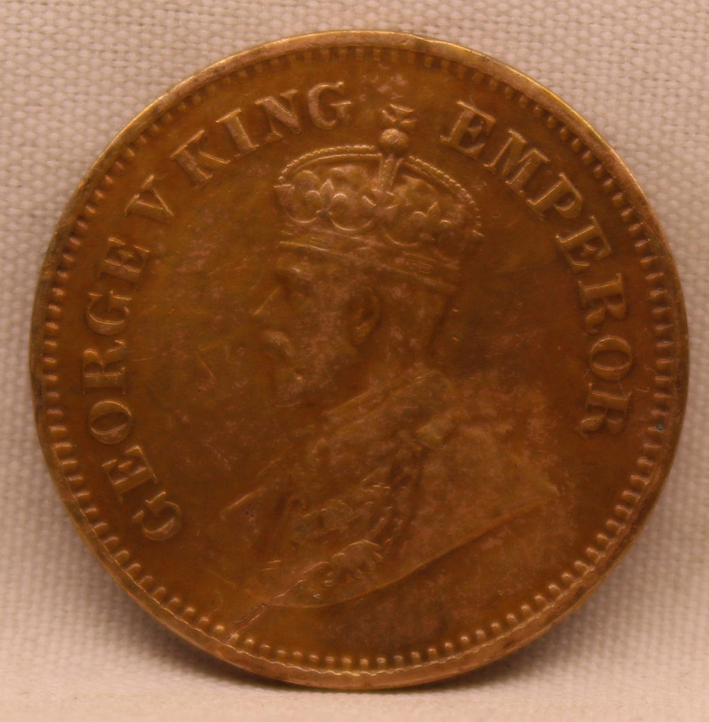 Half Pice 1916 George V coins