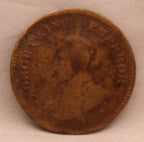 Half Pice 1916 George V coins