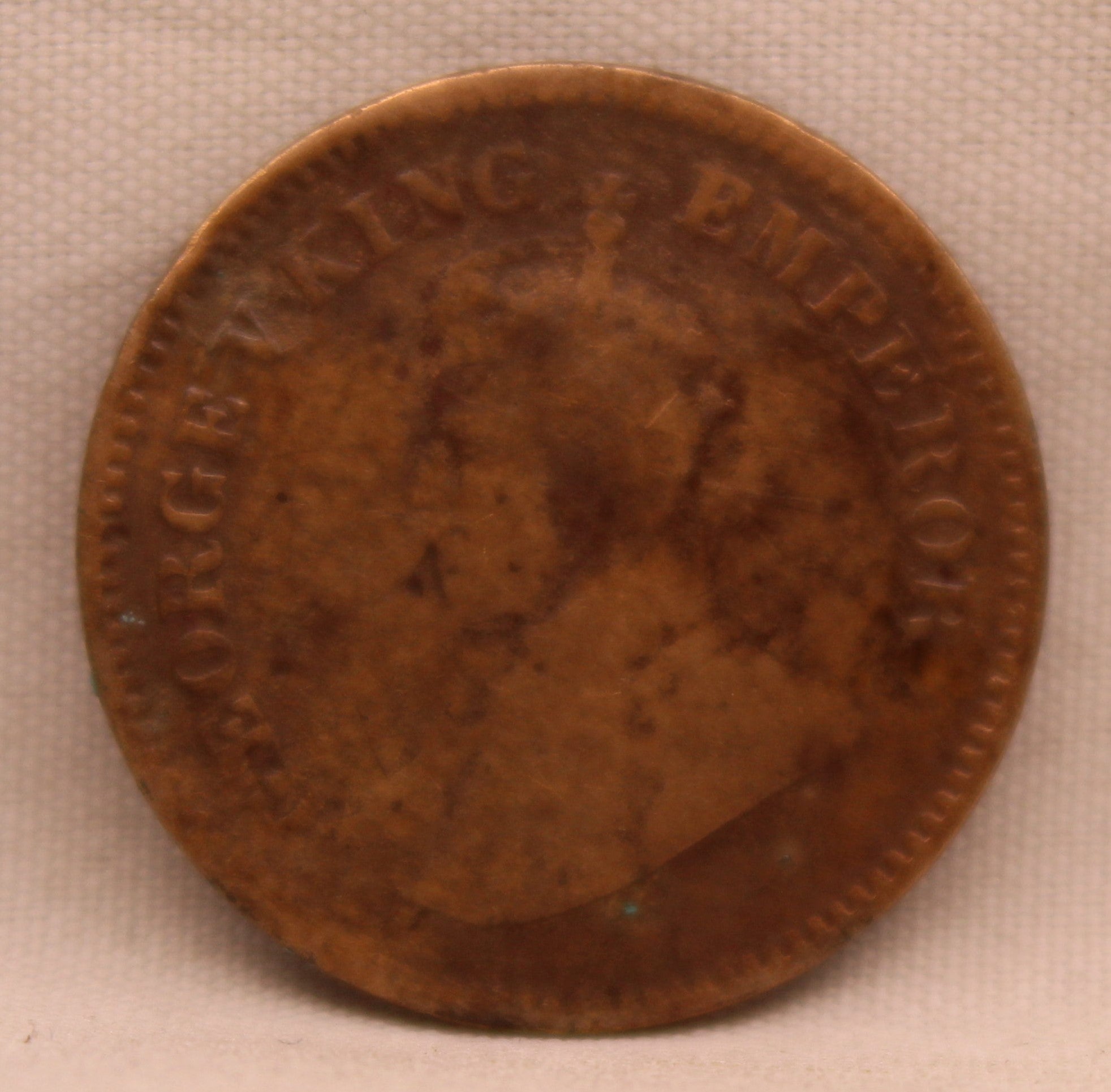 Half Pice 1916 George V coins