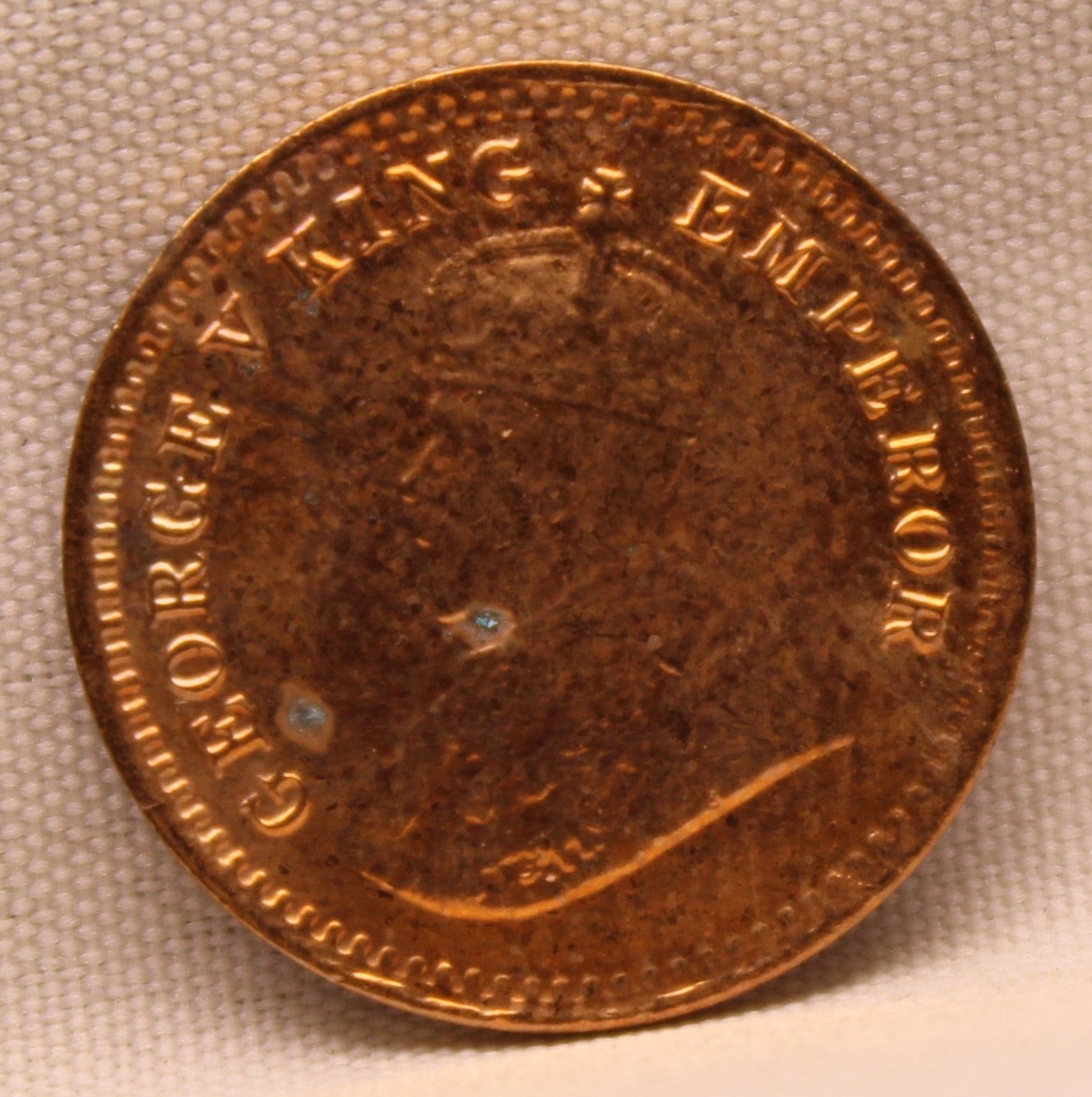 1\12 Anna 1917 George V Coins