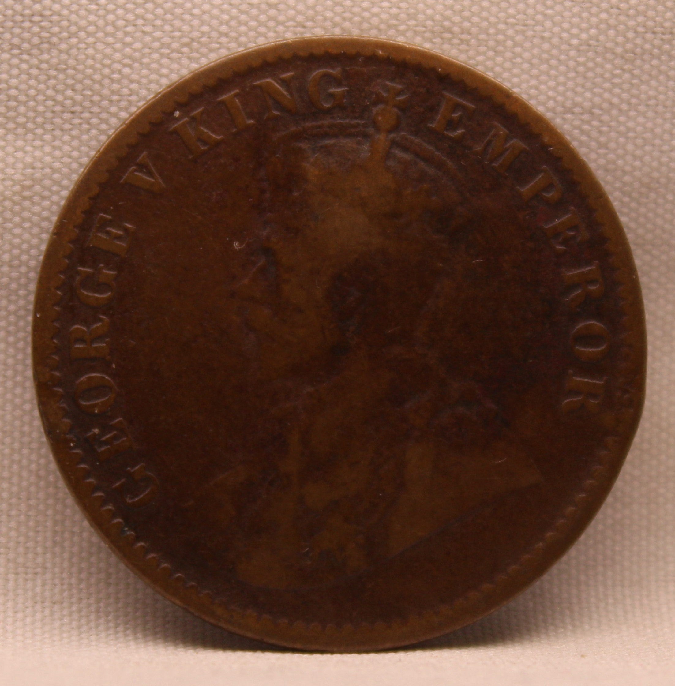 Quarter Anna 1917 George V Coins