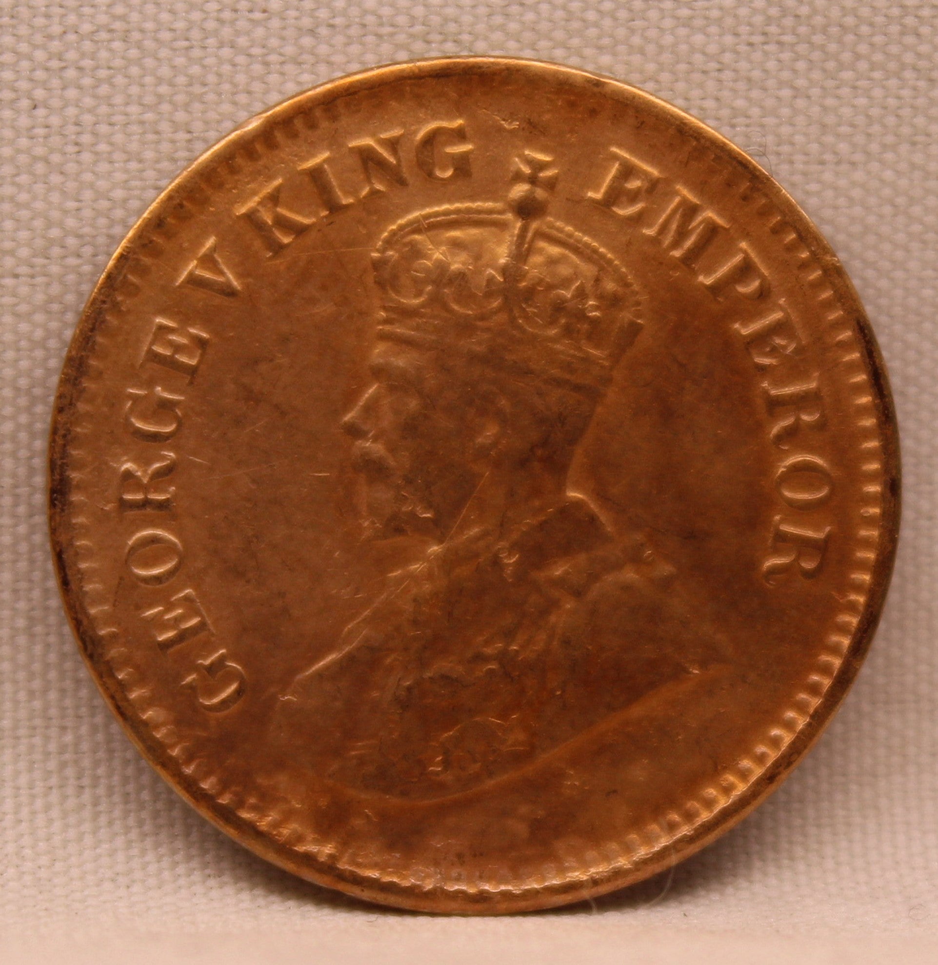 Half Pice 1918 George V Coins